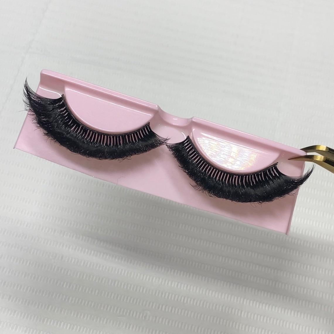 handmade wispy strip lashes (optional base)