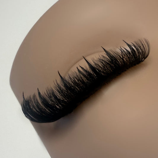 handmade wispy strip lashes (optional base)