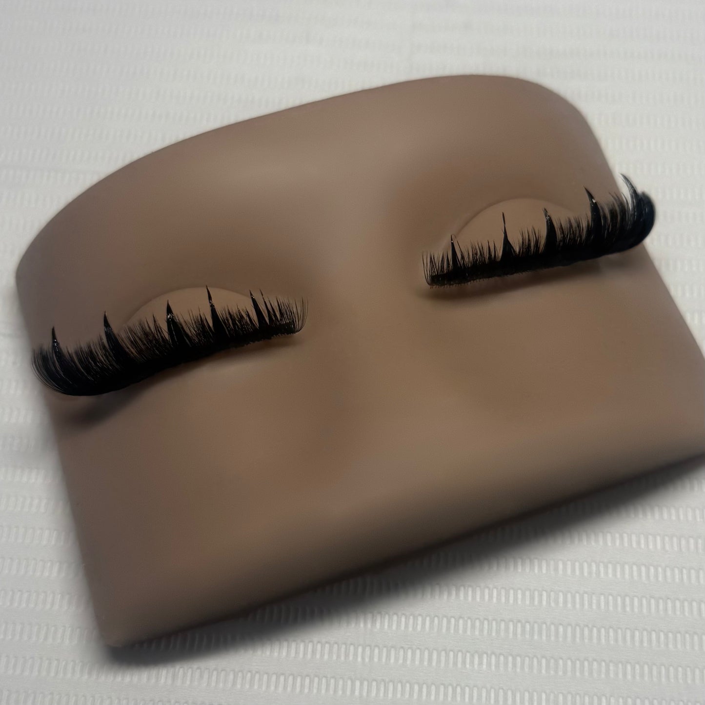 handmade spiked strip lashes (optional base)
